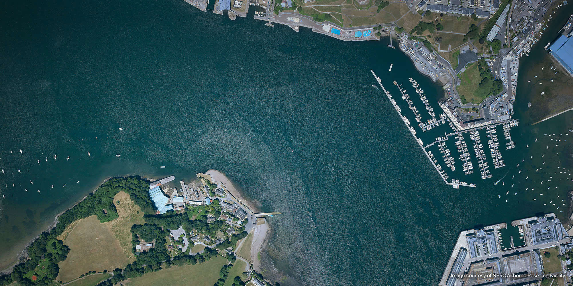 Plymouth sound from above